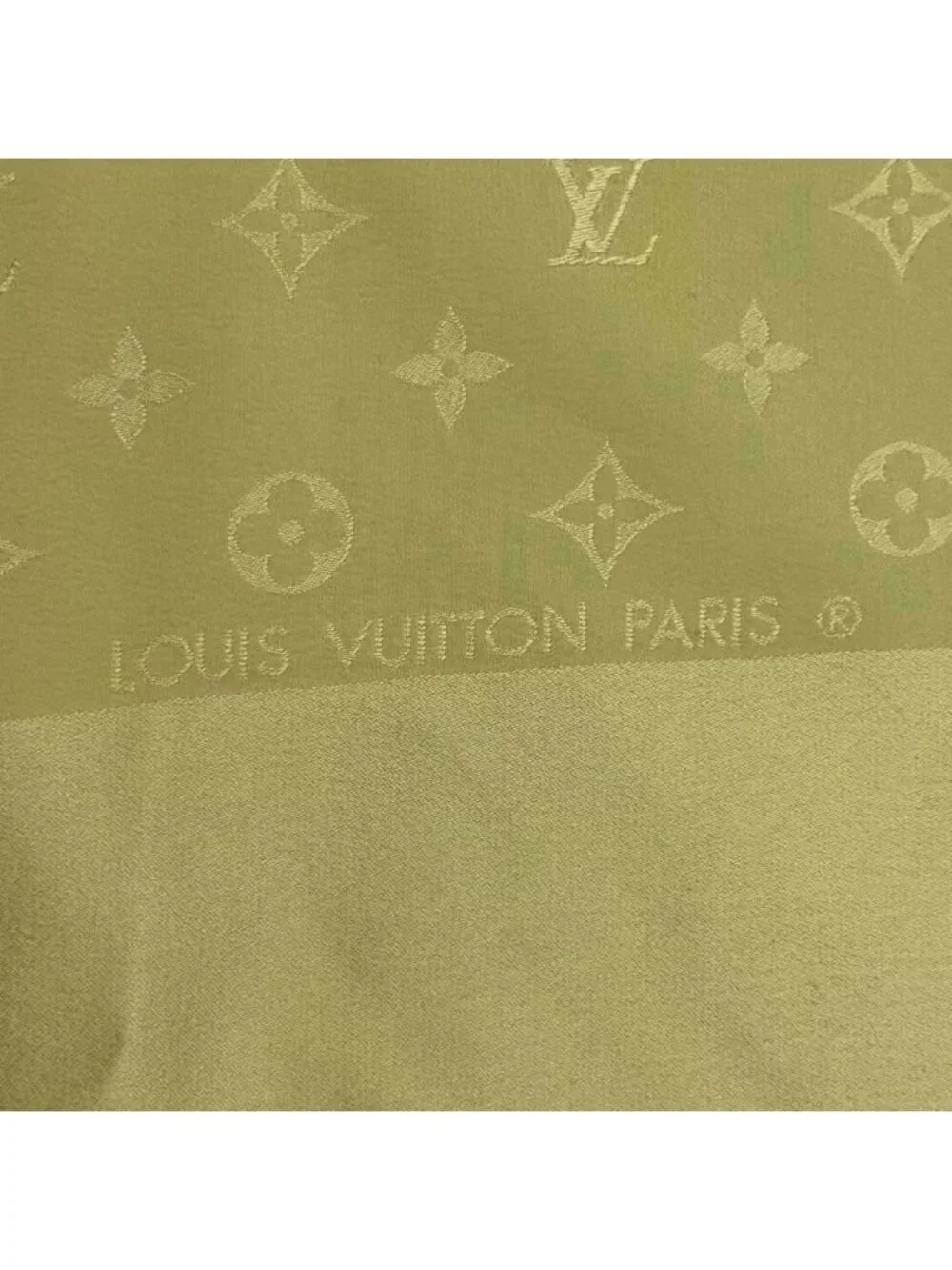 Louis Vuitton Silk Scarf Large Monogram Green